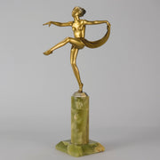 Scarf Dancer - Josef Lorenzl - Art Deco Figurines - Hickmet Fine Arts