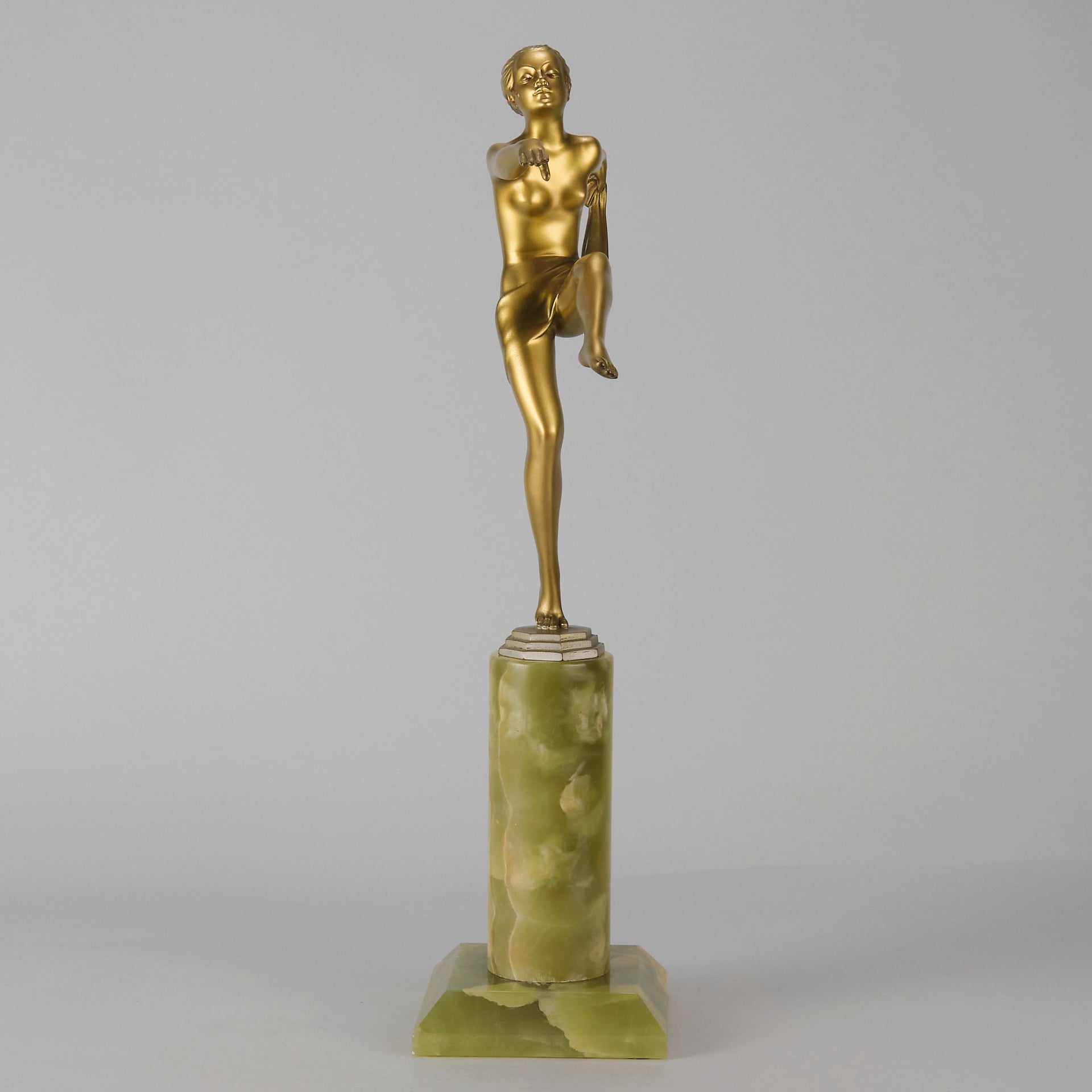 Scarf Dancer - Josef Lorenzl - Art Deco Figurines - Hickmet Fine Arts