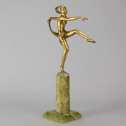 Scarf Dancer - Josef Lorenzl - Art Deco Figurines - Hickmet Fine Arts