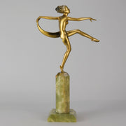 Scarf Dancer - Josef Lorenzl - Art Deco Figurines - Hickmet Fine Arts