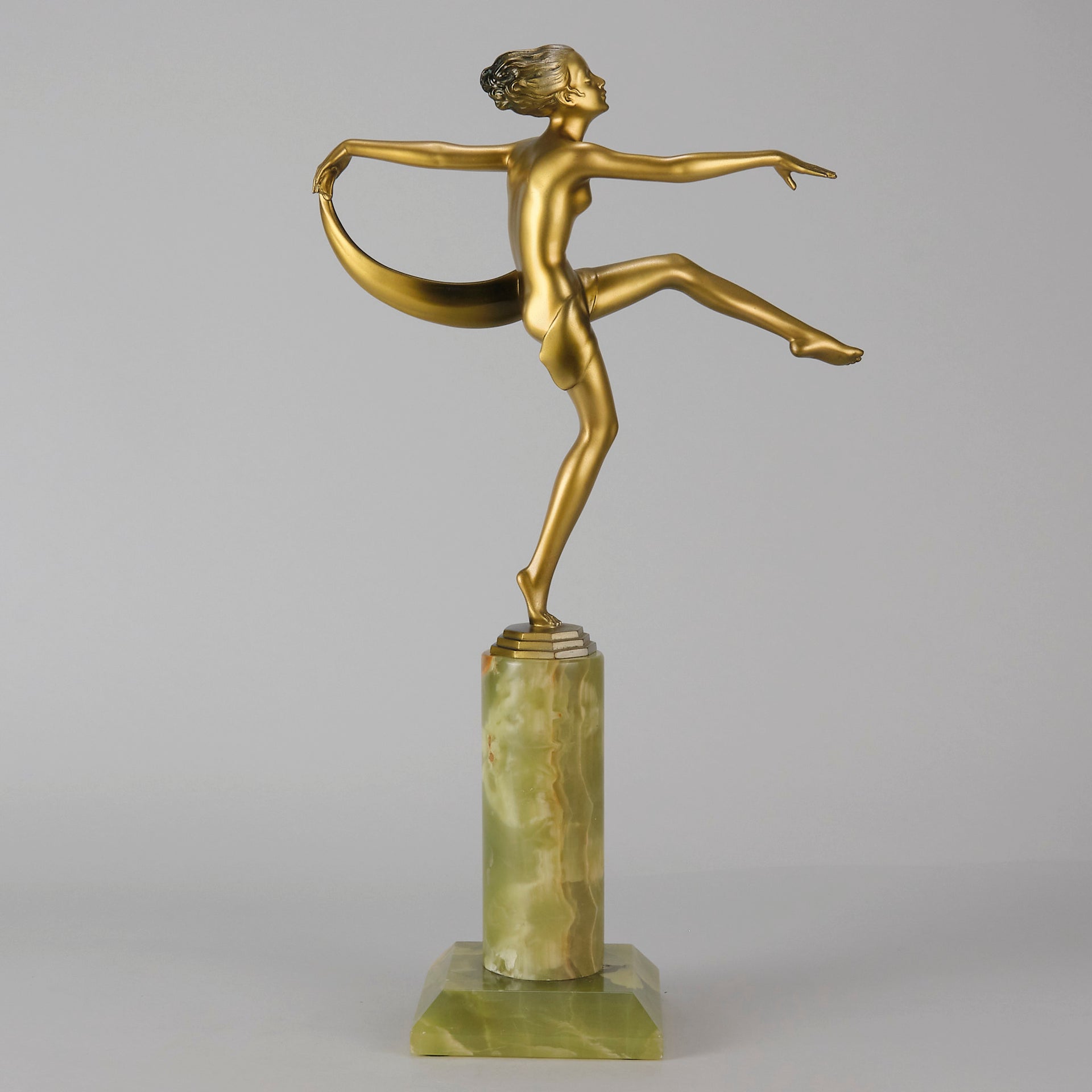 Scarf Dancer - Josef Lorenzl - Art Deco Figurines - Hickmet Fine Arts