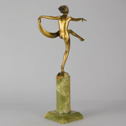 Scarf Dancer - Josef Lorenzl - Art Deco Figurines - Hickmet Fine Arts