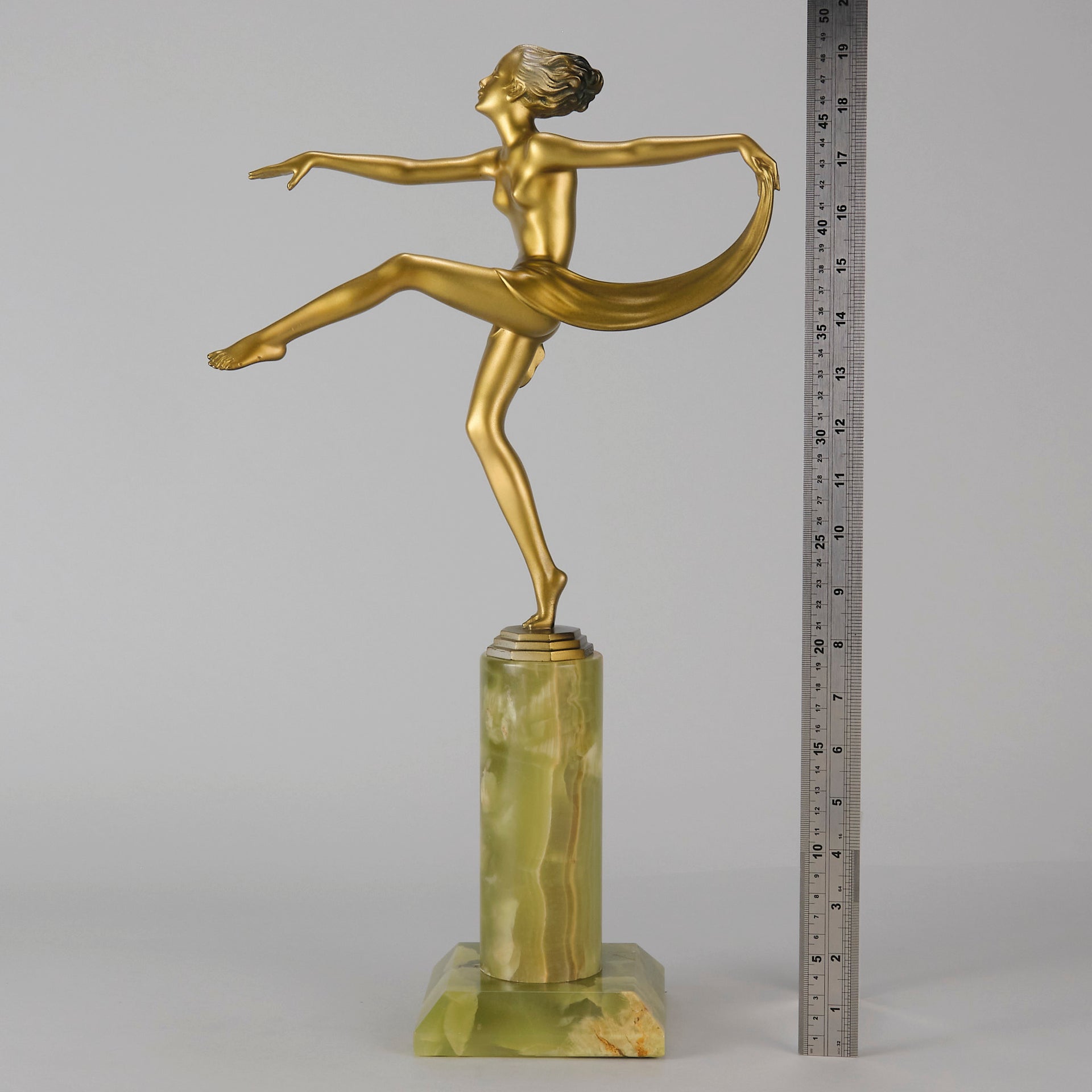 Scarf Dancer - Josef Lorenzl - Art Deco Figurines - Hickmet Fine Arts