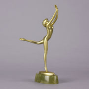 Josef Lorenzl Stretched Dancer - Lorenzl Bronze - Hickmet Fine Arts