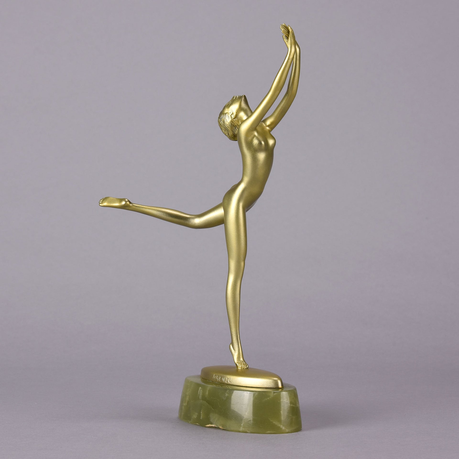 Josef Lorenzl Stretched Dancer - Lorenzl Bronze - Hickmet Fine Arts