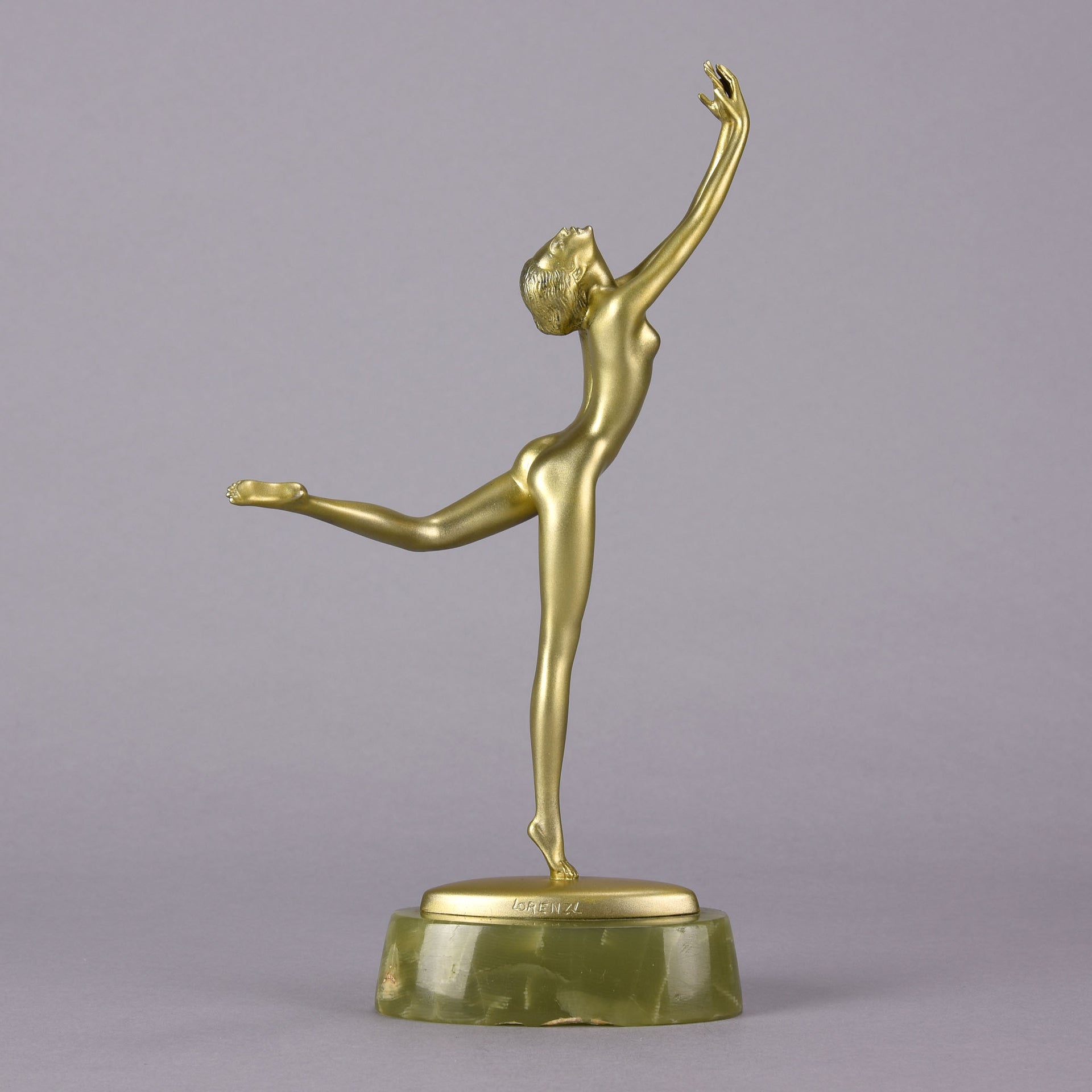 Josef Lorenzl Stretched Dancer - Lorenzl Bronze - Hickmet Fine Arts