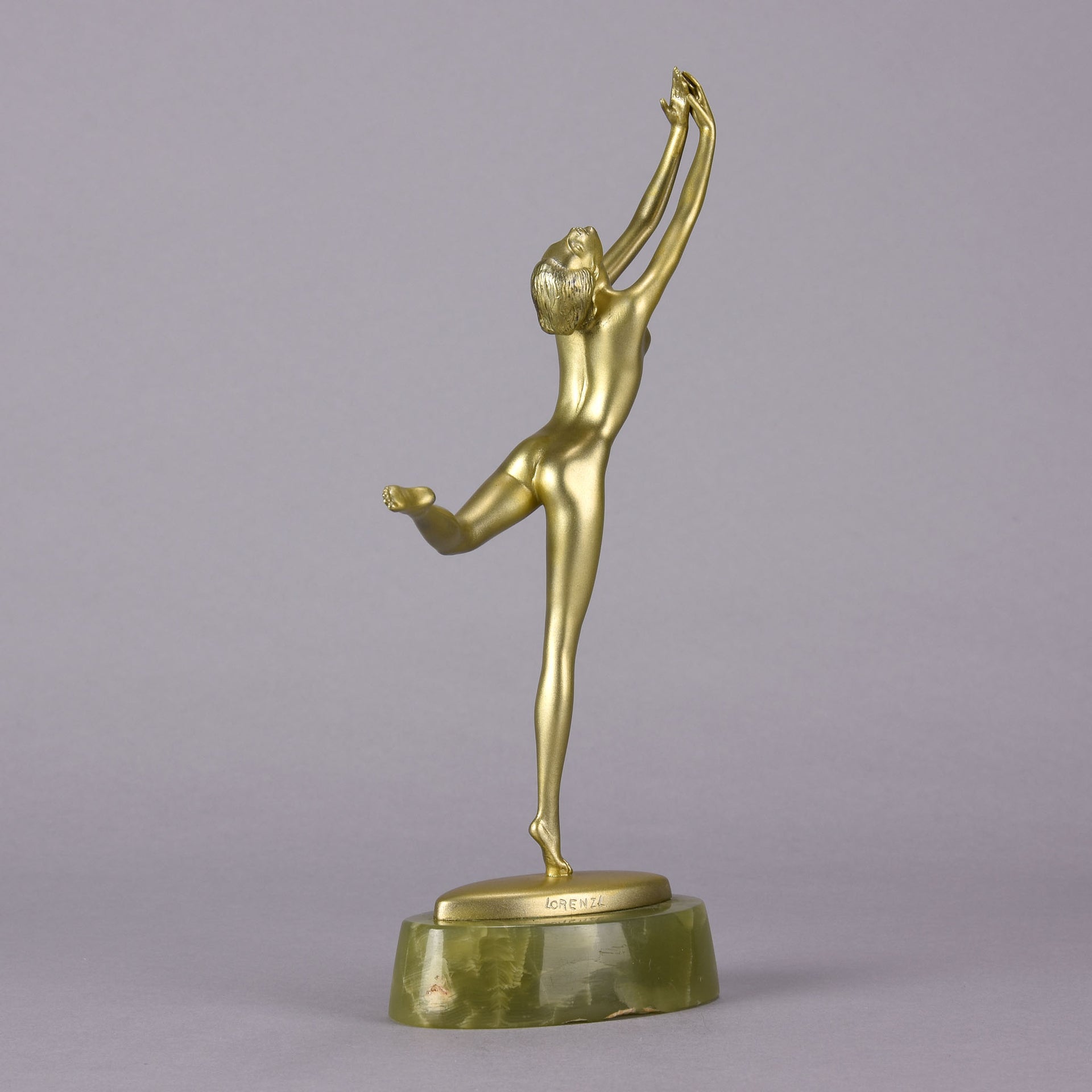 Josef Lorenzl Stretched Dancer - Lorenzl Bronze - Hickmet Fine Arts