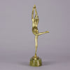 Josef Lorenzl Stretched Dancer - Lorenzl Bronze - Hickmet Fine Arts