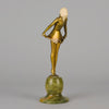 Lorenzl Figure - The Kiss - Art Deco Figurines - Hickmet Fine Arts