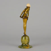 Lorenzl Figure - The Kiss - Art Deco Figurines - Hickmet Fine Arts