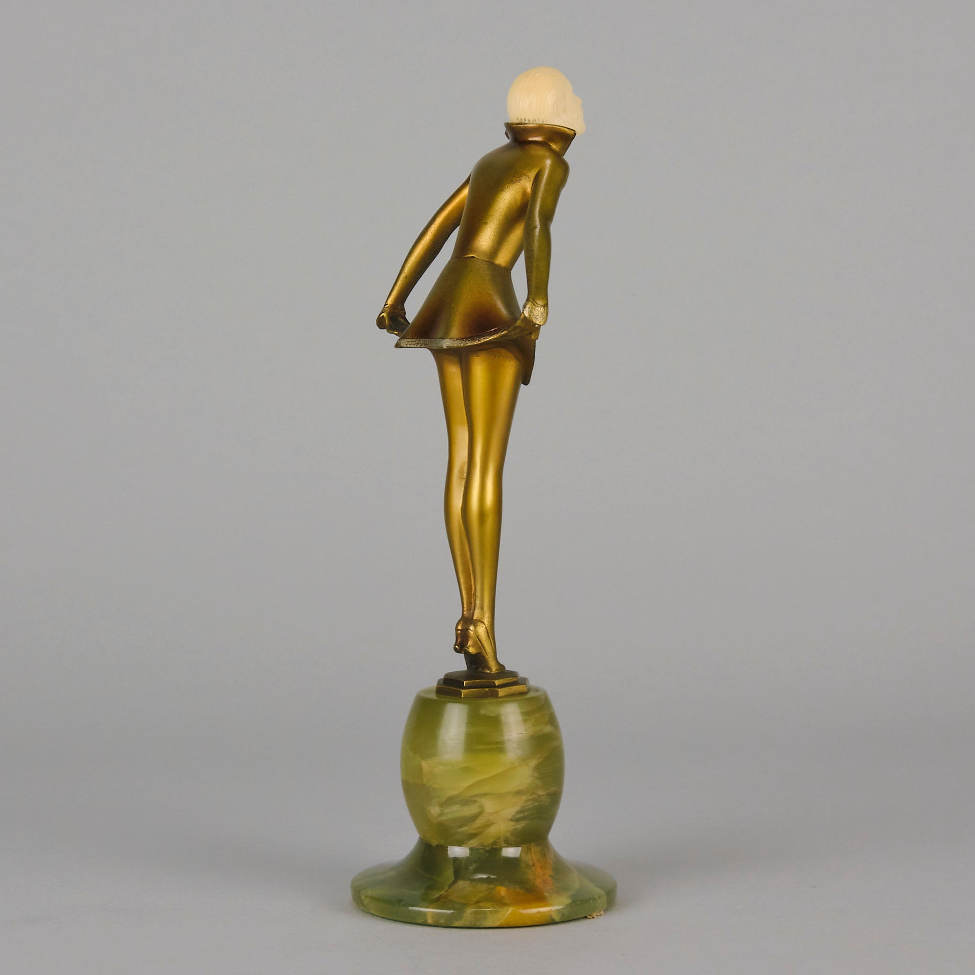 Lorenzl Figure - The Kiss - Art Deco Figurines - Hickmet Fine Arts