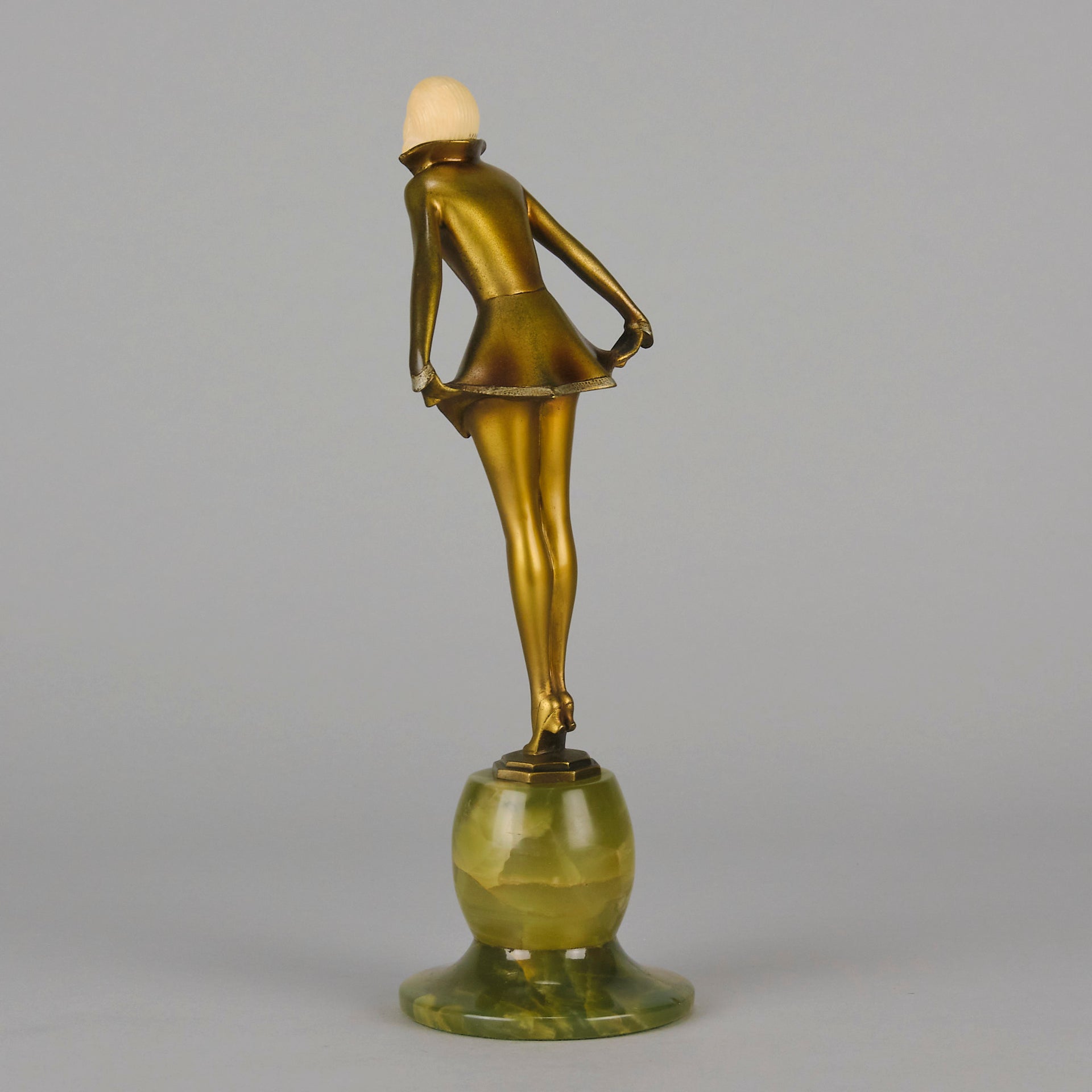 Lorenzl Figure - The Kiss - Art Deco Figurines - Hickmet Fine Arts