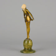 Lorenzl Figure - The Kiss - Art Deco Figurines - Hickmet Fine Arts