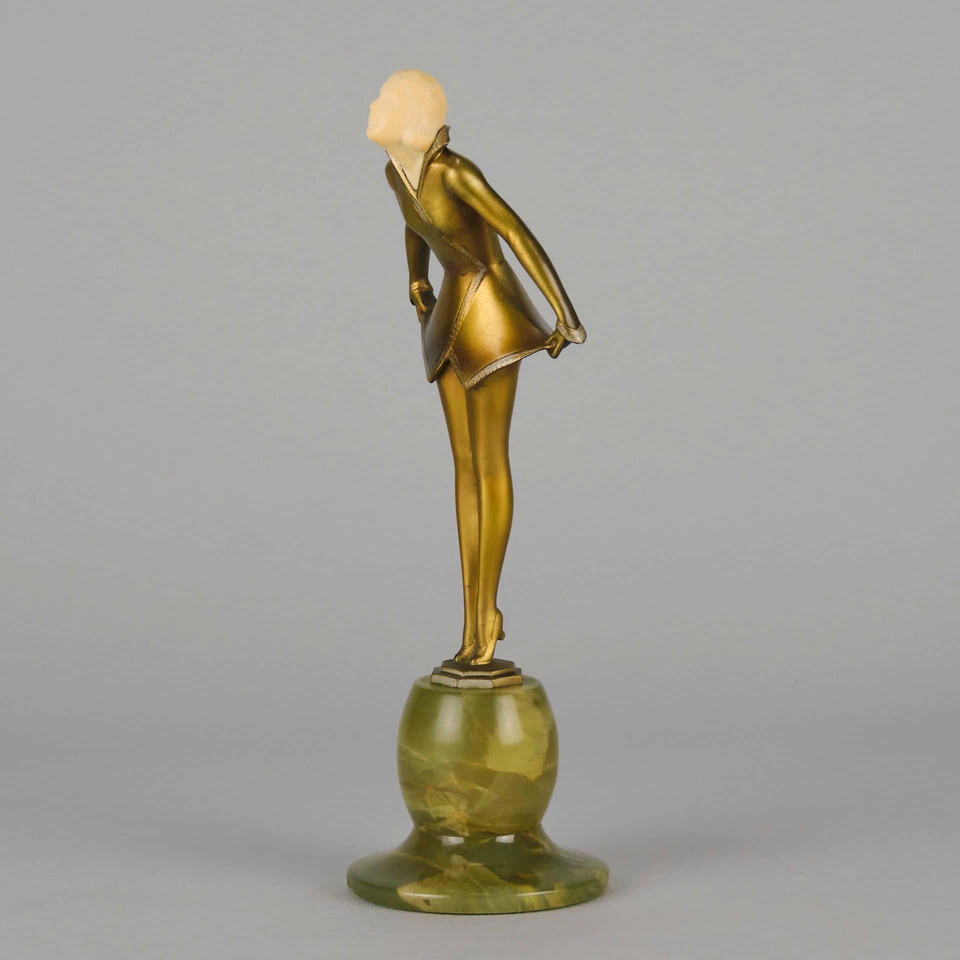 Lorenzl Figure - The Kiss - Art Deco Figurines - Hickmet Fine Arts