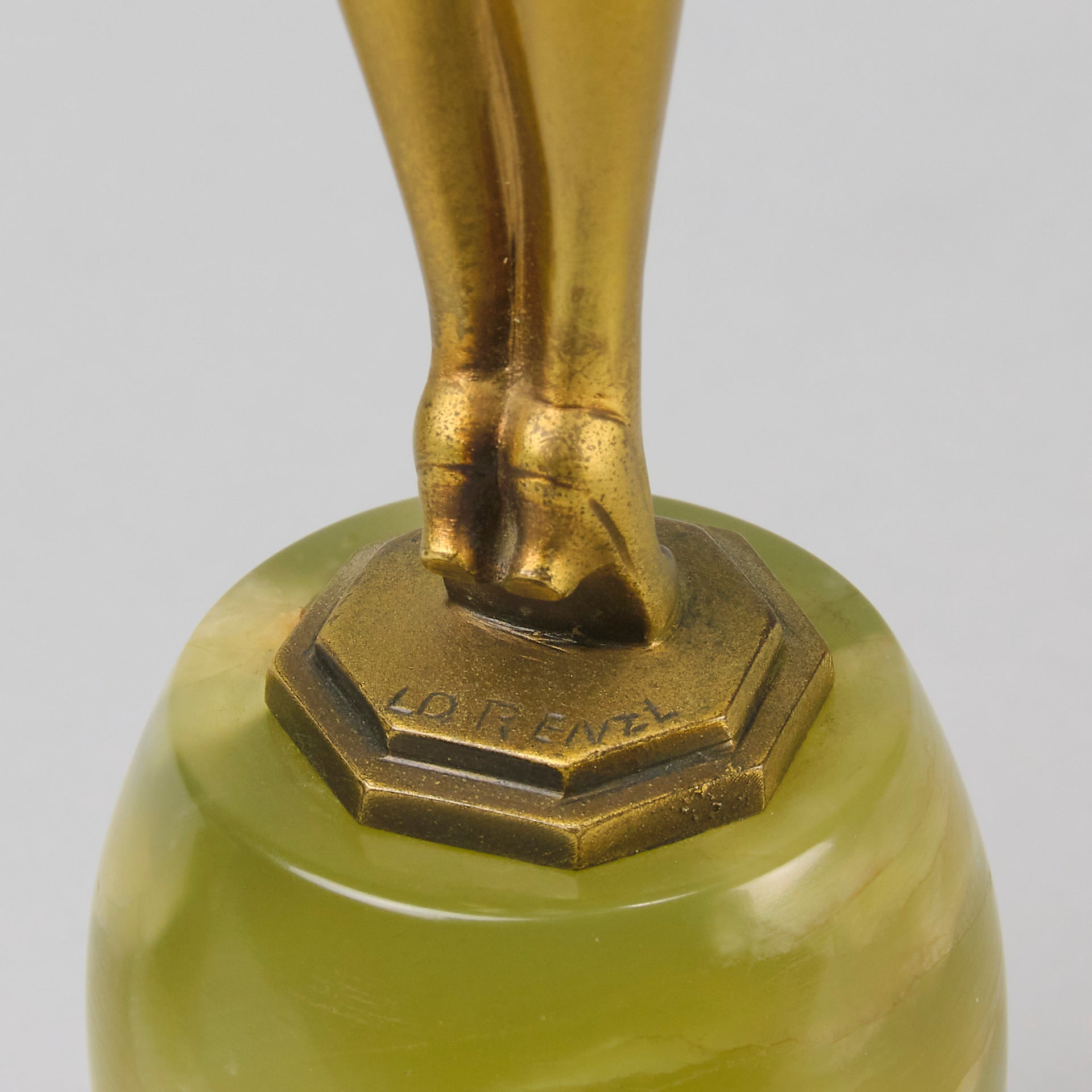 Lorenzl Figure - The Kiss - Art Deco Figurines - Hickmet Fine Arts