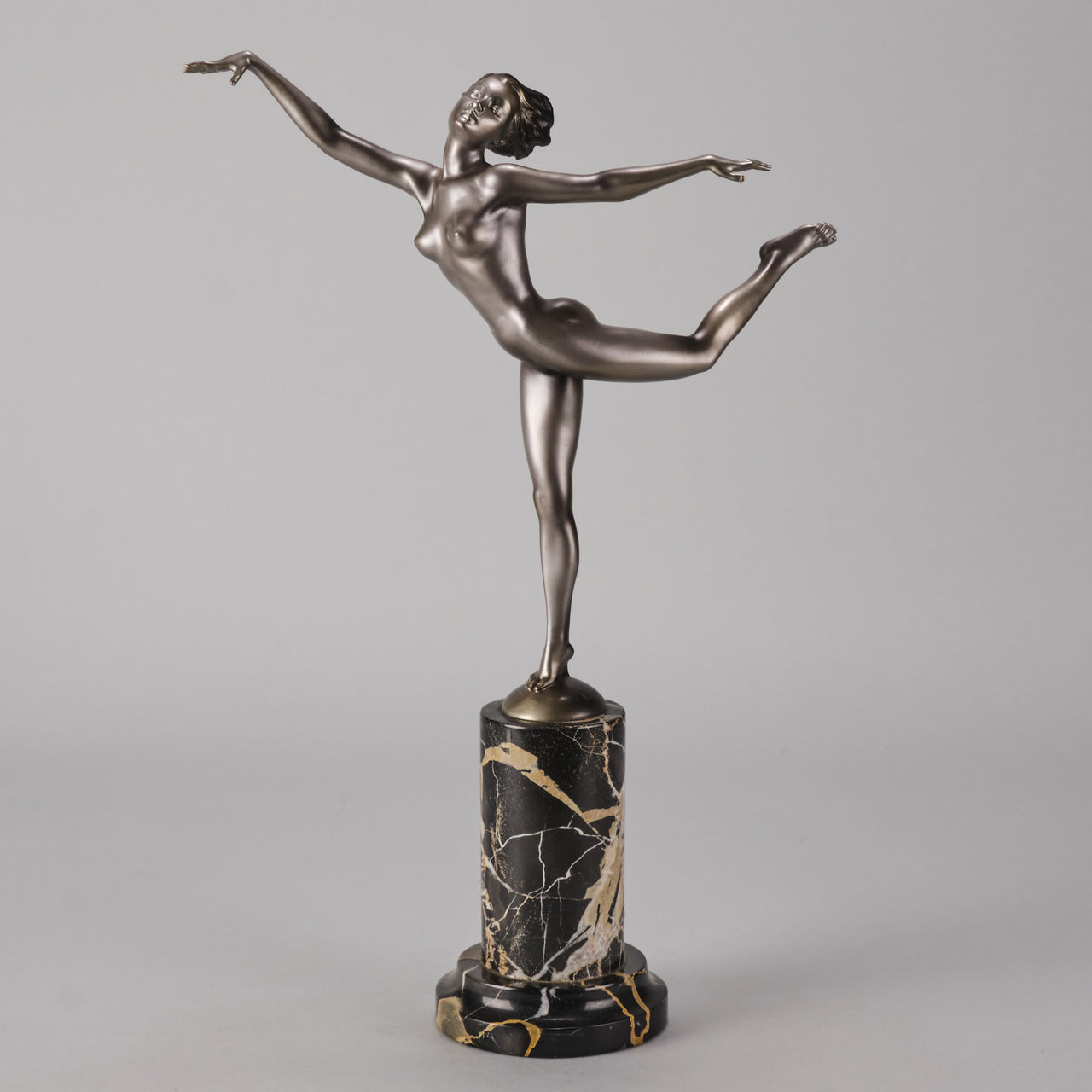 Josef Lorenzl The Pose - Lorenzl Bronze Figure - Hickmet Fine Arts
