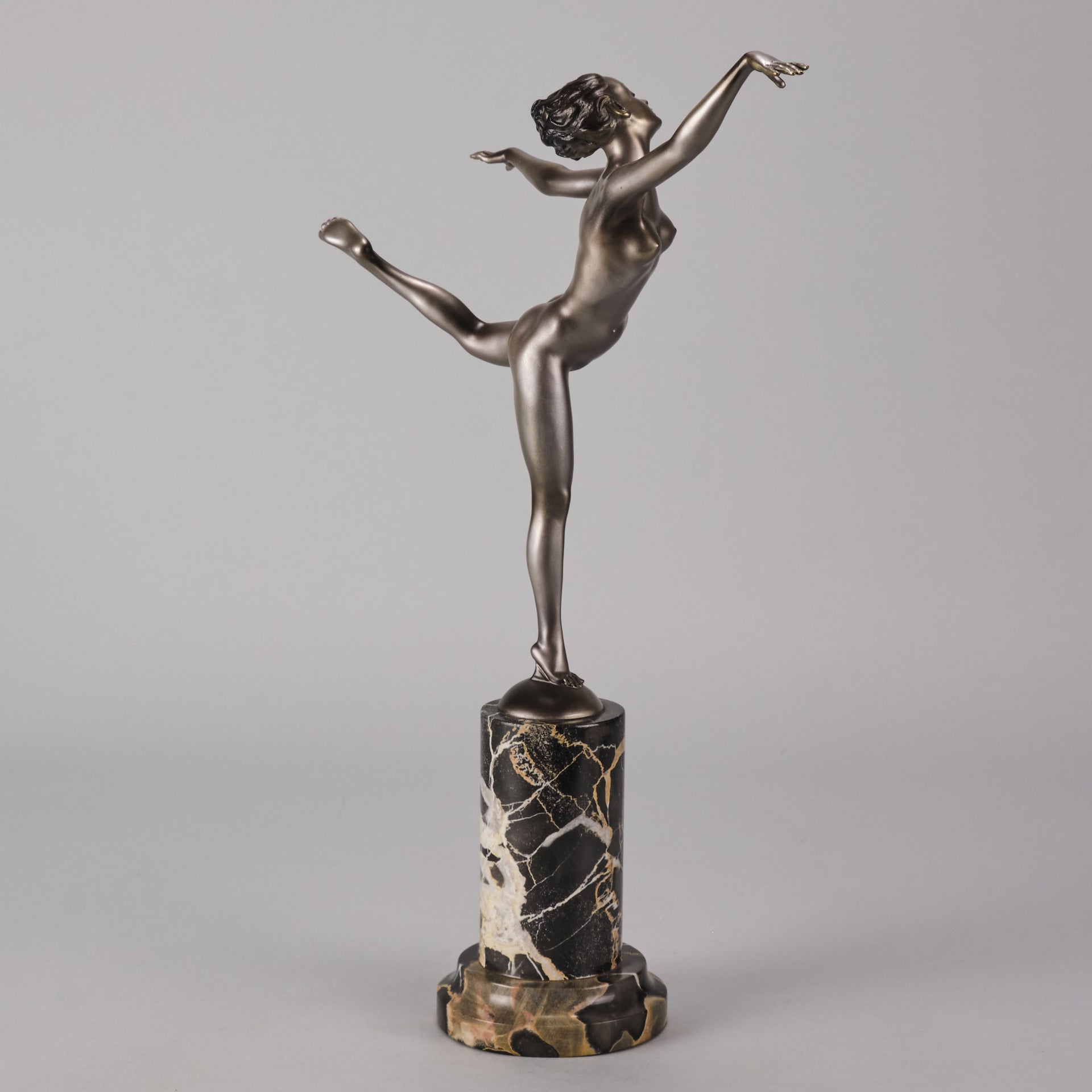 Josef Lorenzl The Pose - Lorenzl Bronze Figure - Hickmet Fine Arts