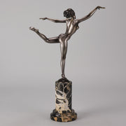 Josef Lorenzl The Pose - Lorenzl Bronze Figure - Hickmet Fine Arts