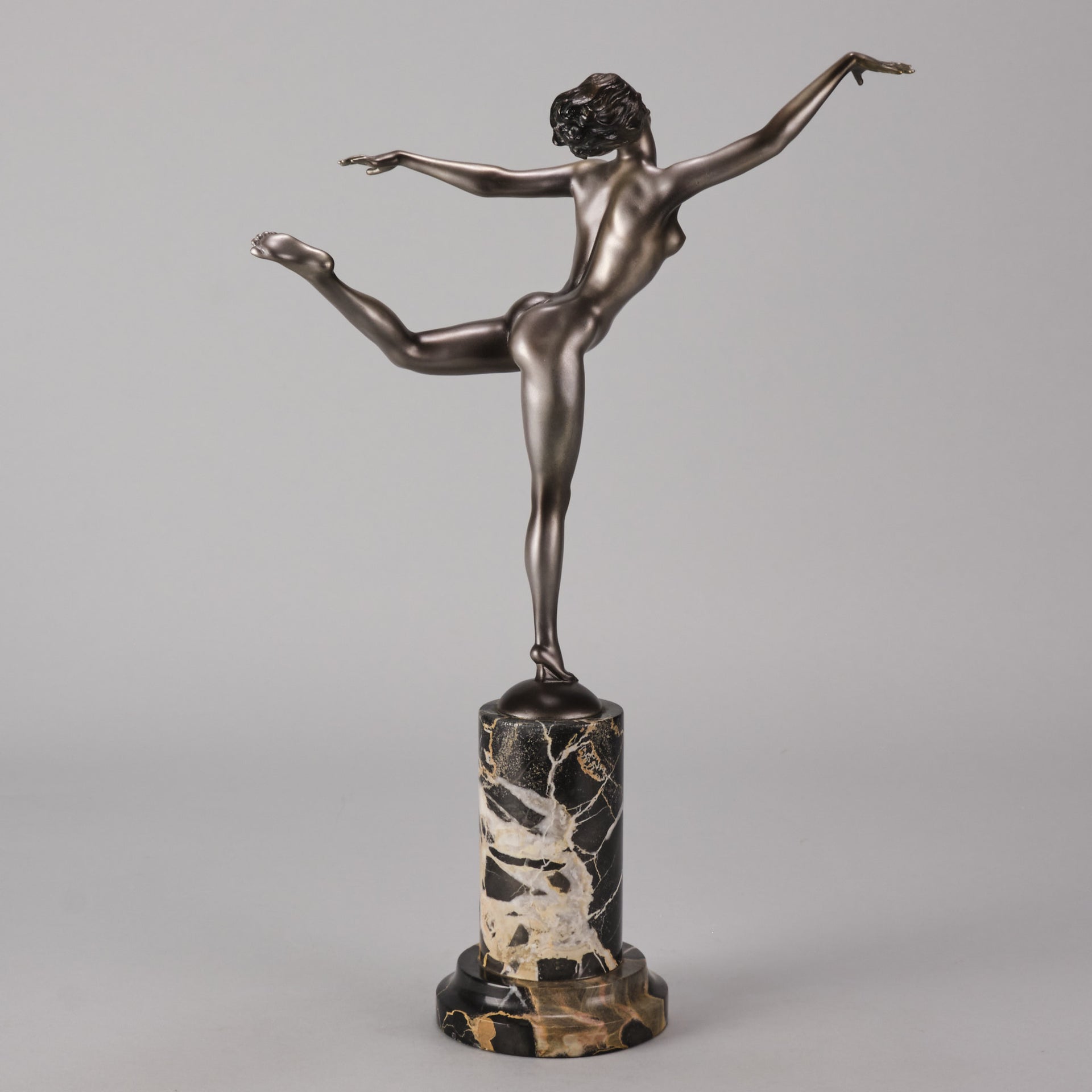 Josef Lorenzl The Pose - Lorenzl Bronze Figure - Hickmet Fine Arts