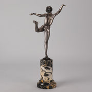 Josef Lorenzl The Pose - Lorenzl Bronze Figure - Hickmet Fine Arts