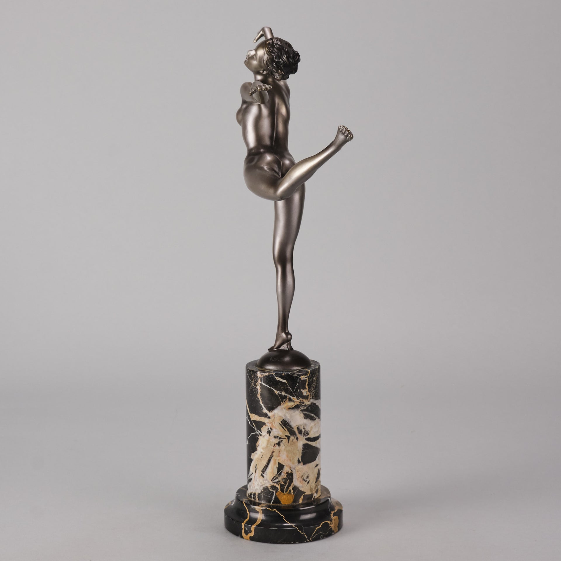 Josef Lorenzl The Pose - Lorenzl Bronze Figure - Hickmet Fine Arts