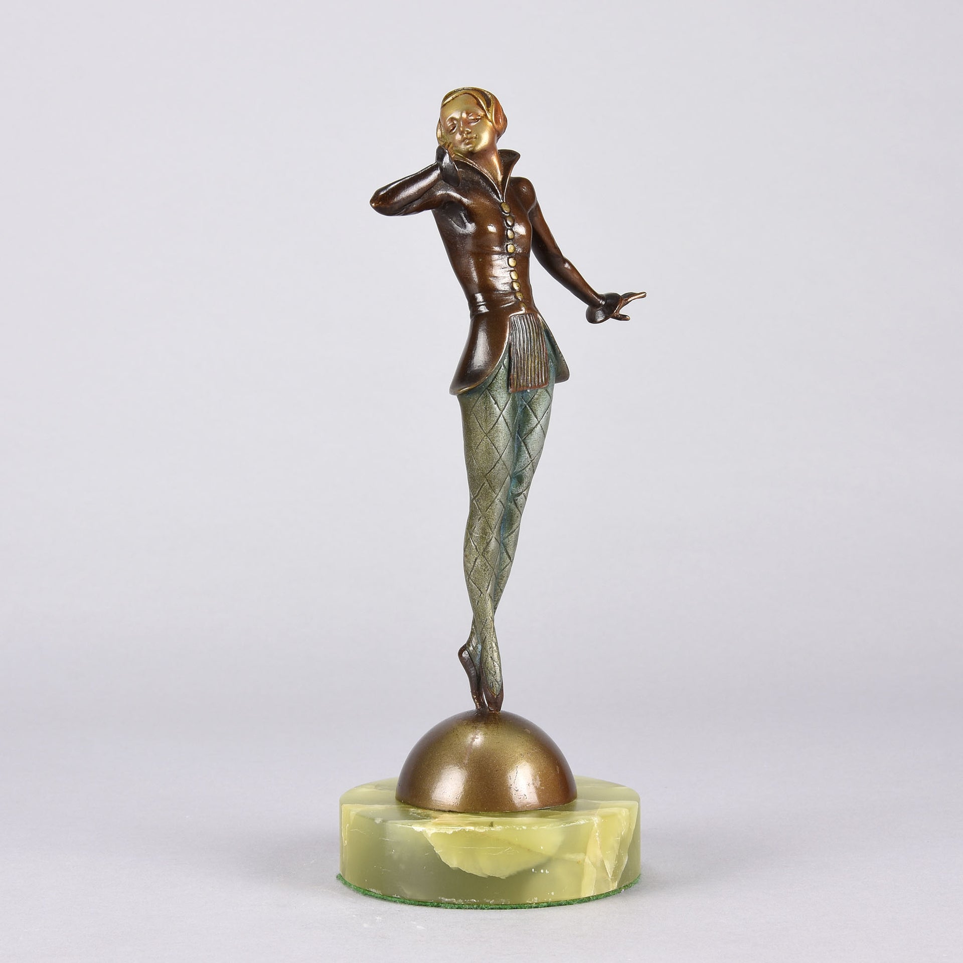 Josef Lorenzl Bronze - Tiptoes - Art Deco Sculpture - Hickmet Fine Arts