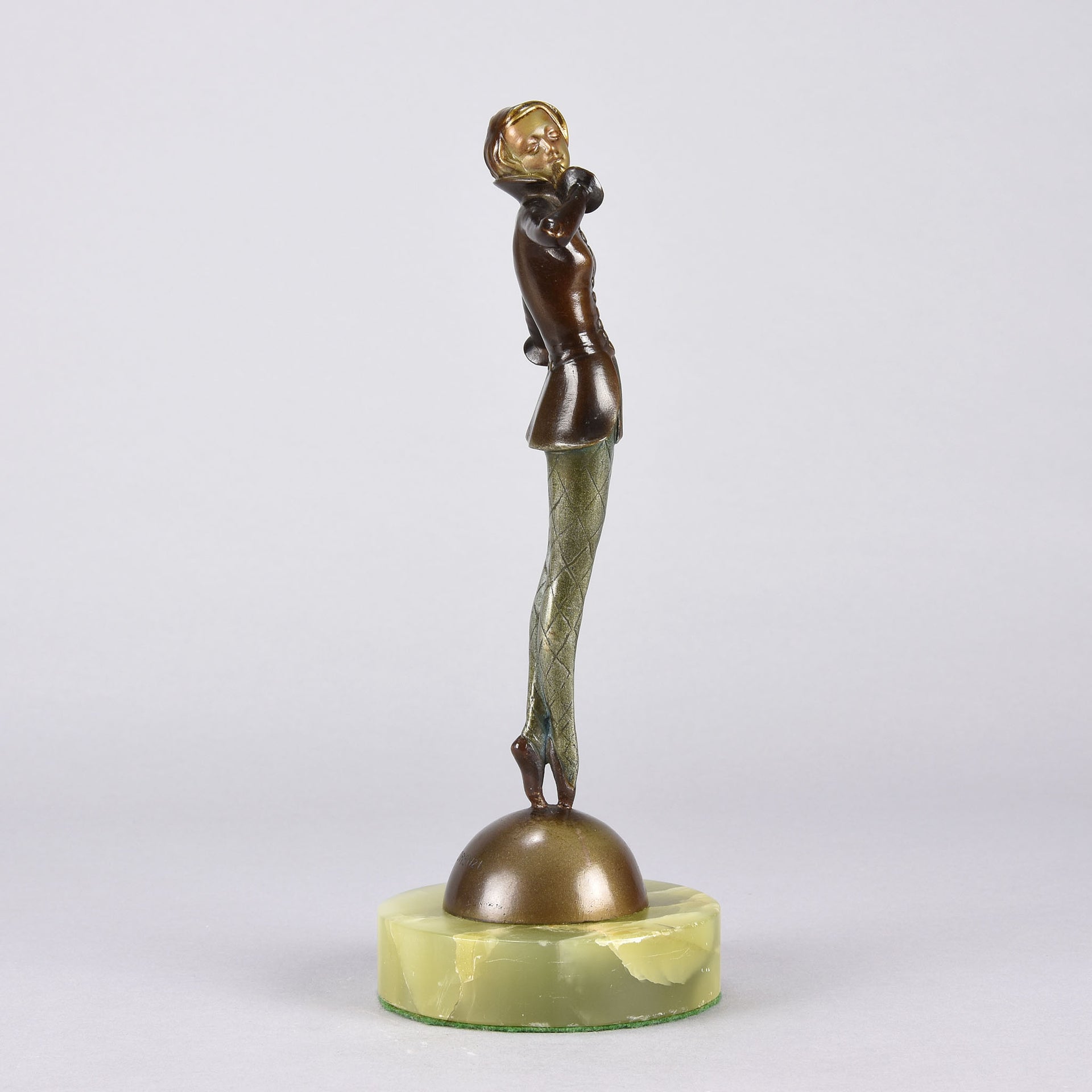 Josef Lorenzl Bronze - Tiptoes - Art Deco Sculpture - Hickmet Fine Arts