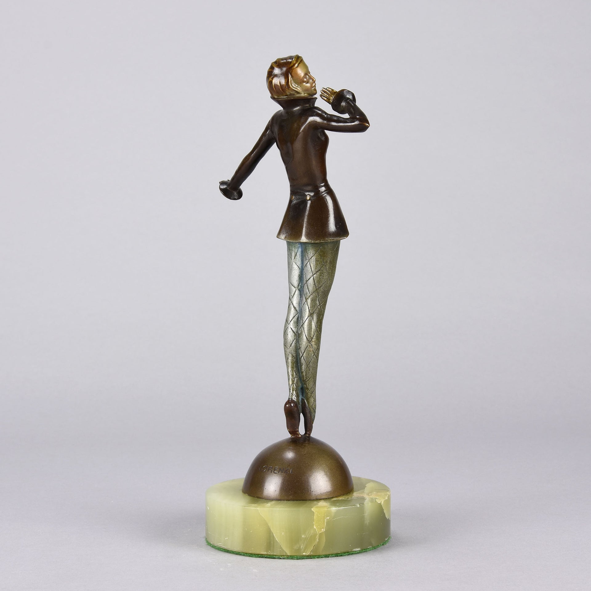 Josef Lorenzl Bronze - Tiptoes - Art Deco Sculpture - Hickmet Fine Arts