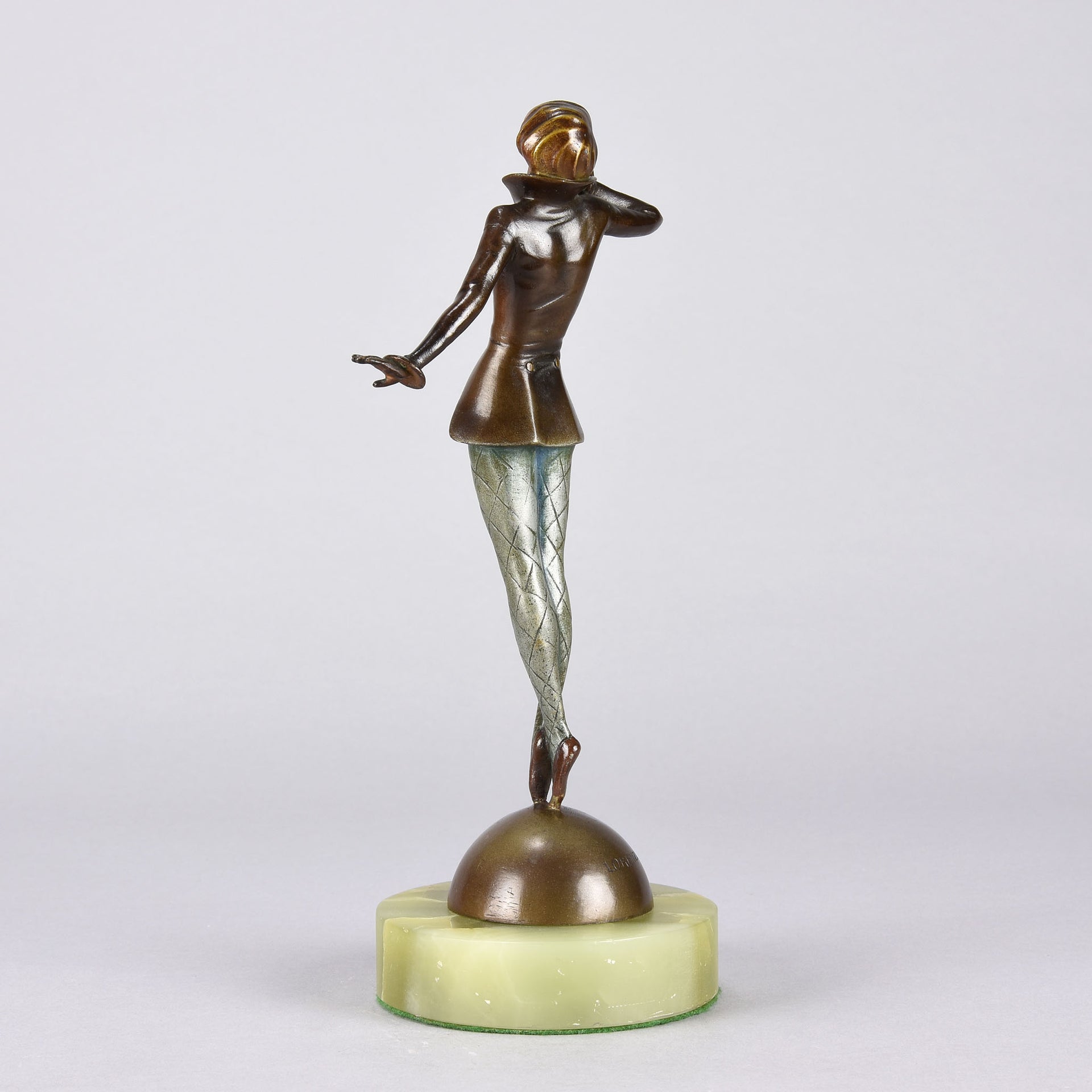 Josef Lorenzl Bronze - Tiptoes - Art Deco Sculpture - Hickmet Fine Arts