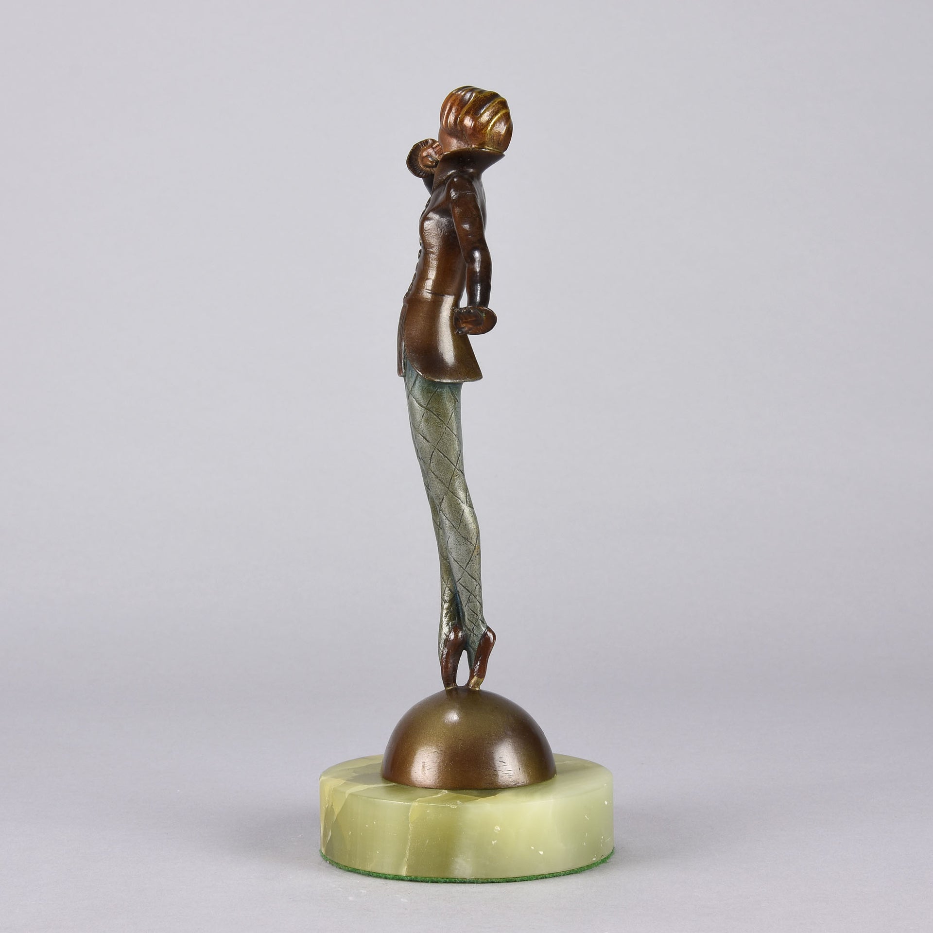 Josef Lorenzl Bronze - Tiptoes - Art Deco Sculpture - Hickmet Fine Arts
