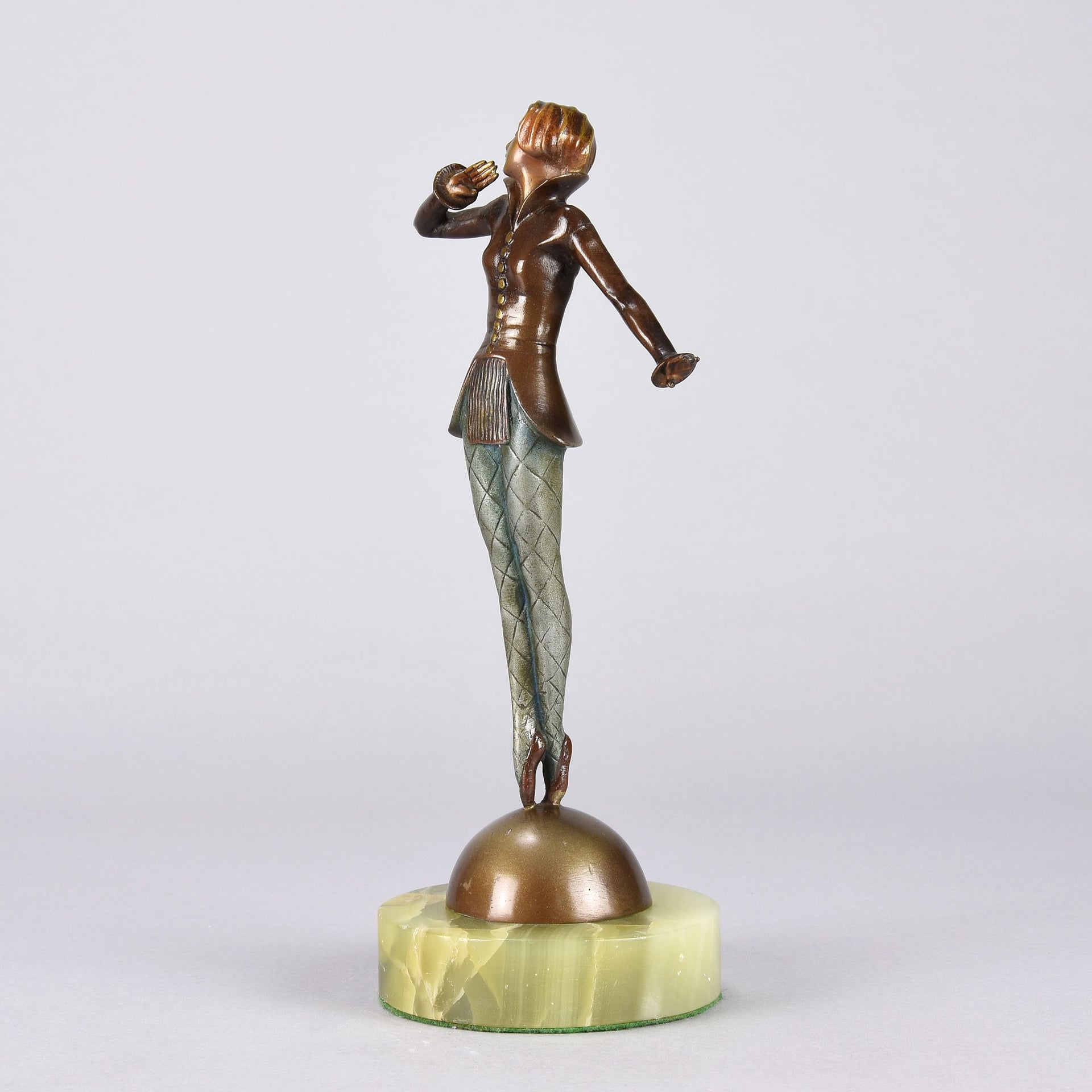 Josef Lorenzl Bronze - Tiptoes - Art Deco Sculpture - Hickmet Fine Arts