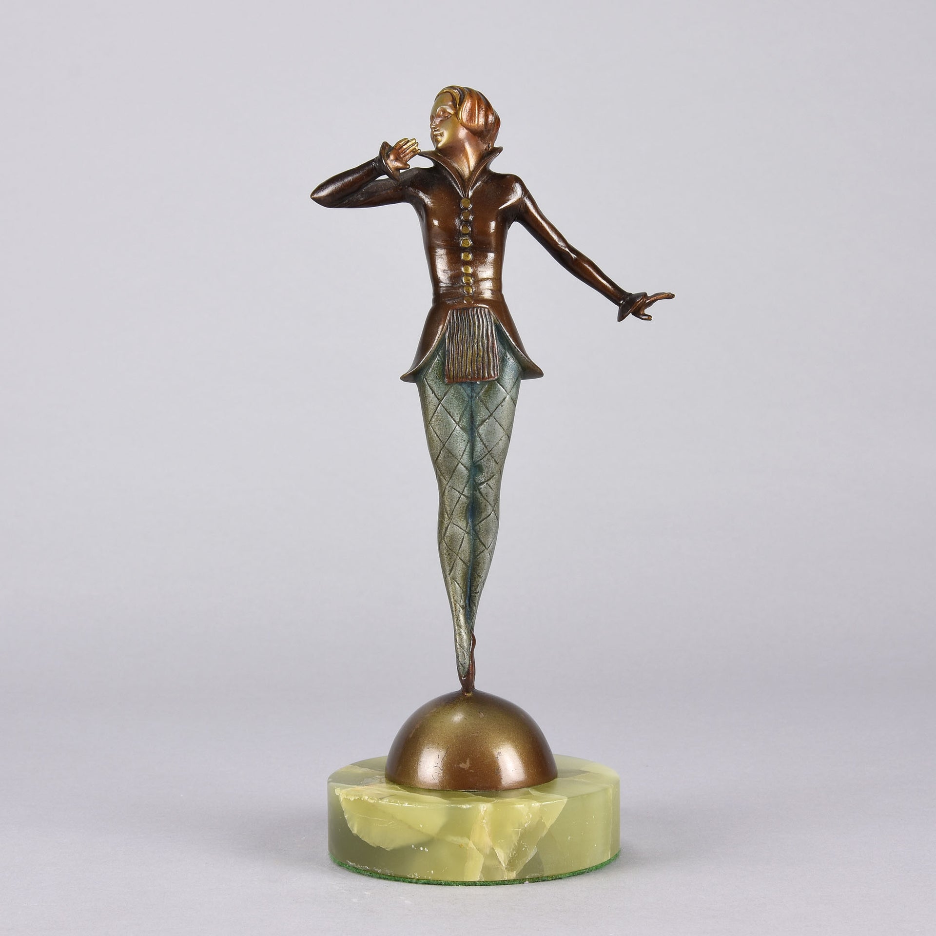 Josef Lorenzl Bronze - Tiptoes - Art Deco Sculpture - Hickmet Fine Arts