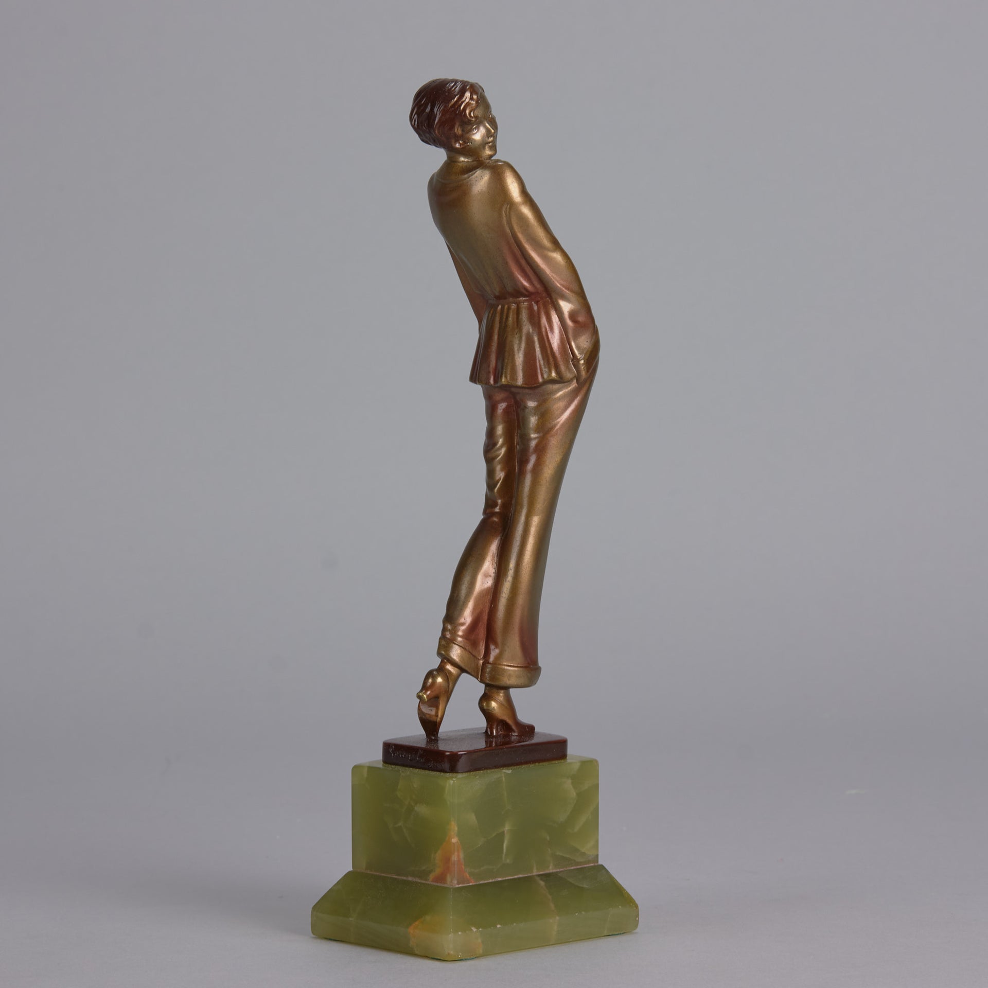 Josef Lorenzl Trouser Girl - Lorenzl Bronze - Hickmet Fine Arts