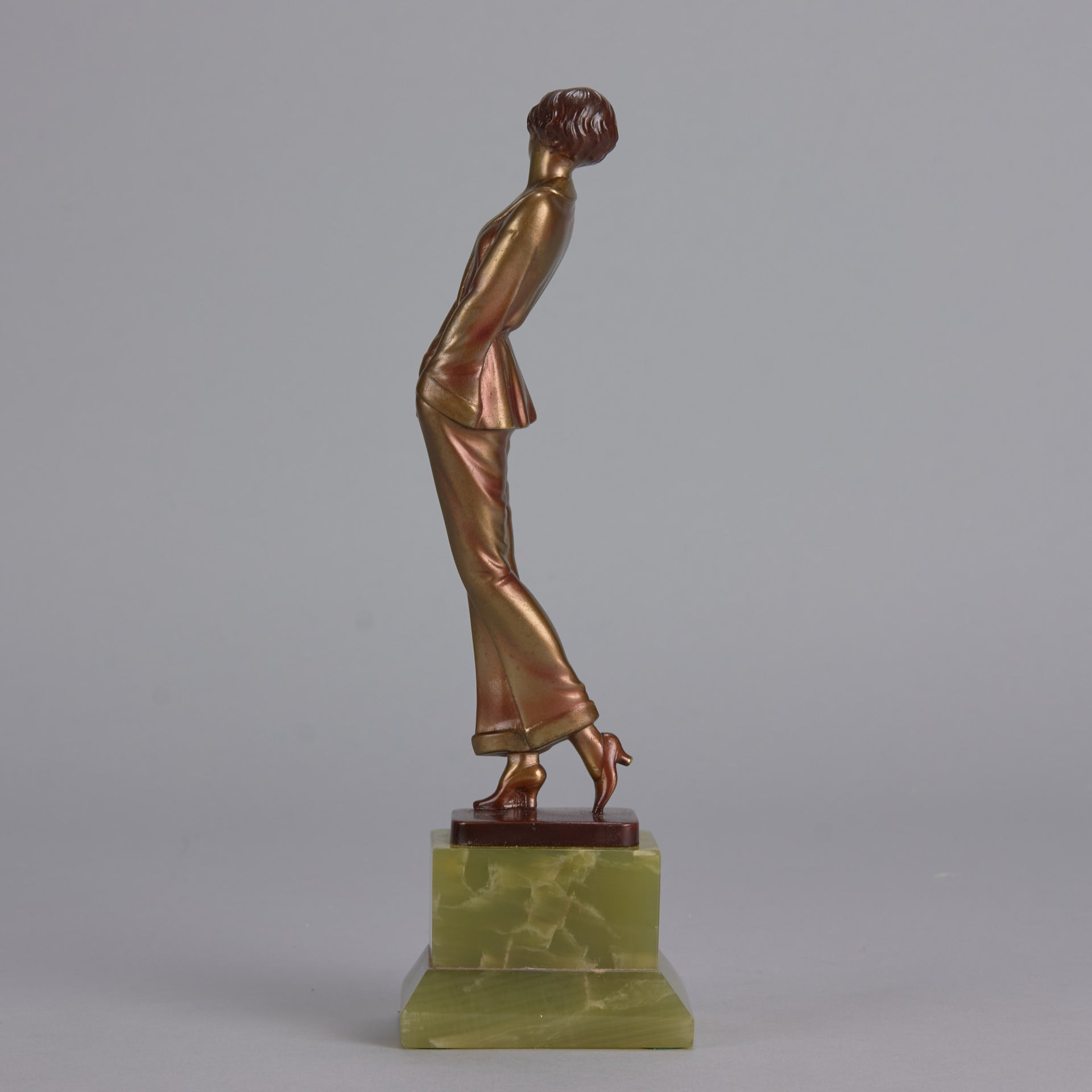 Josef Lorenzl Trouser Girl - Lorenzl Bronze - Hickmet Fine Arts