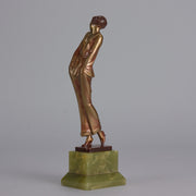 Josef Lorenzl Trouser Girl - Lorenzl Bronze - Hickmet Fine Arts