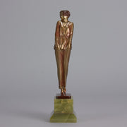 Josef Lorenzl Trouser Girl - Lorenzl Bronze - Hickmet Fine Arts