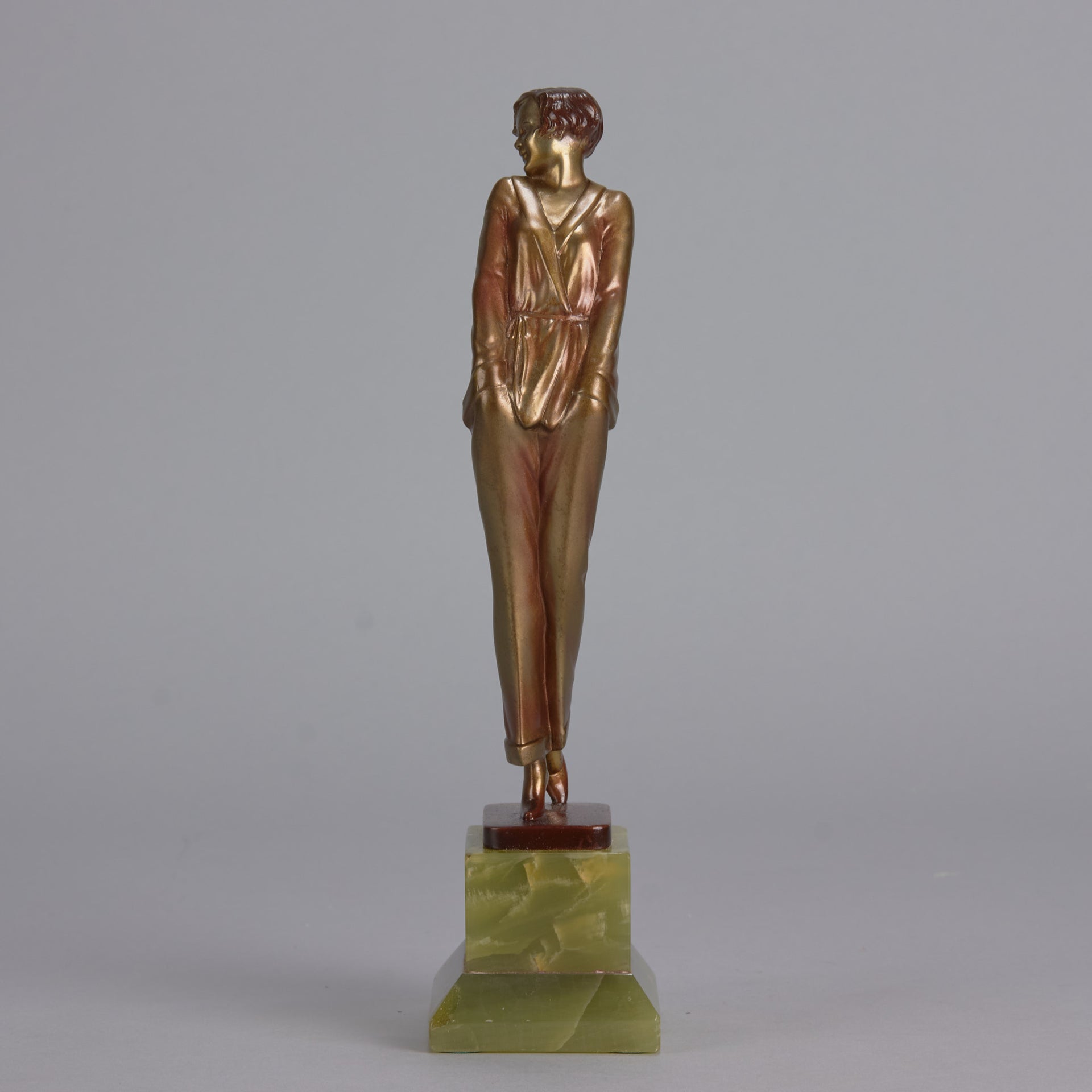 Josef Lorenzl Trouser Girl - Lorenzl Bronze - Hickmet Fine Arts