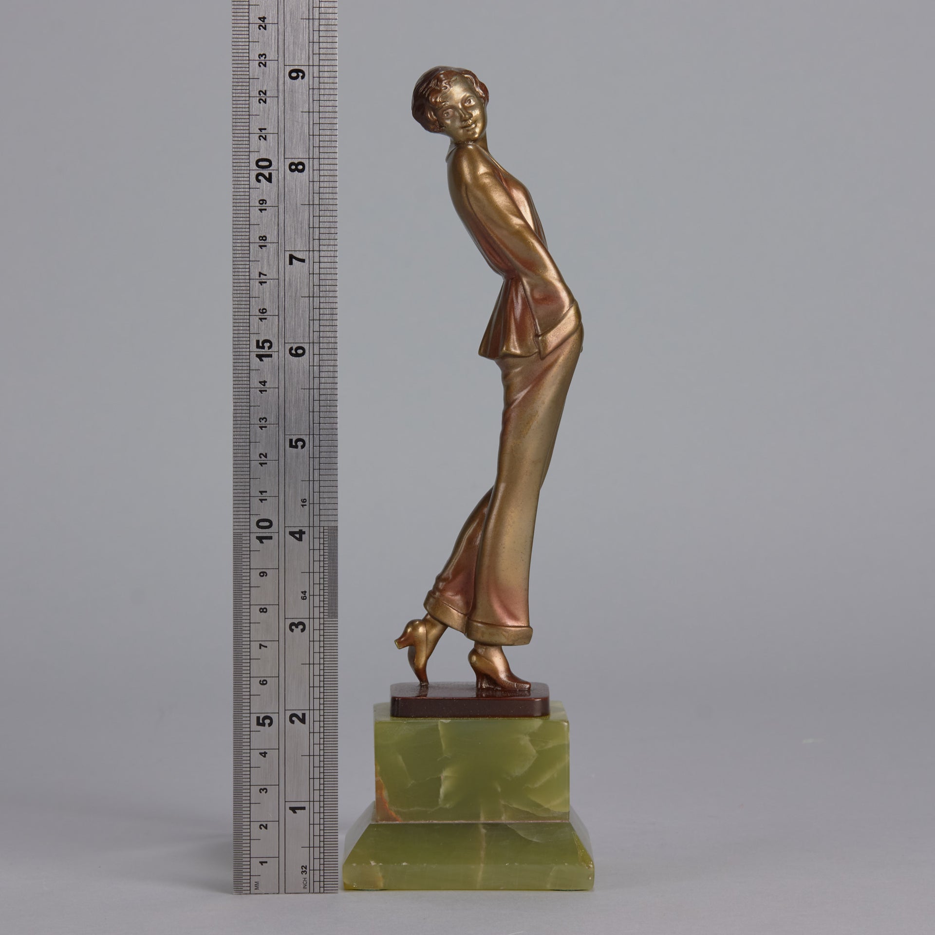 Josef Lorenzl Trouser Girl - Lorenzl Bronze - Hickmet Fine Arts