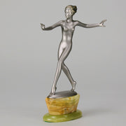 Josef Lorenzl - Veronica - Art deco figurines - Art Deco Sculpture - Art Deco Bronze Figurines - Art Deco Bronze Lady - Hickmet Fine Arts