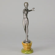 Josef Lorenzl - Veronica - Art deco figurines - Art Deco Sculpture - Art Deco Bronze Figurines - Art Deco Bronze Lady - Hickmet Fine Arts