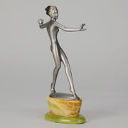 Josef Lorenzl - Veronica - Art deco figurines - Art Deco Sculpture - Art Deco Bronze Figurines - Art Deco Bronze Lady - Hickmet Fine Arts