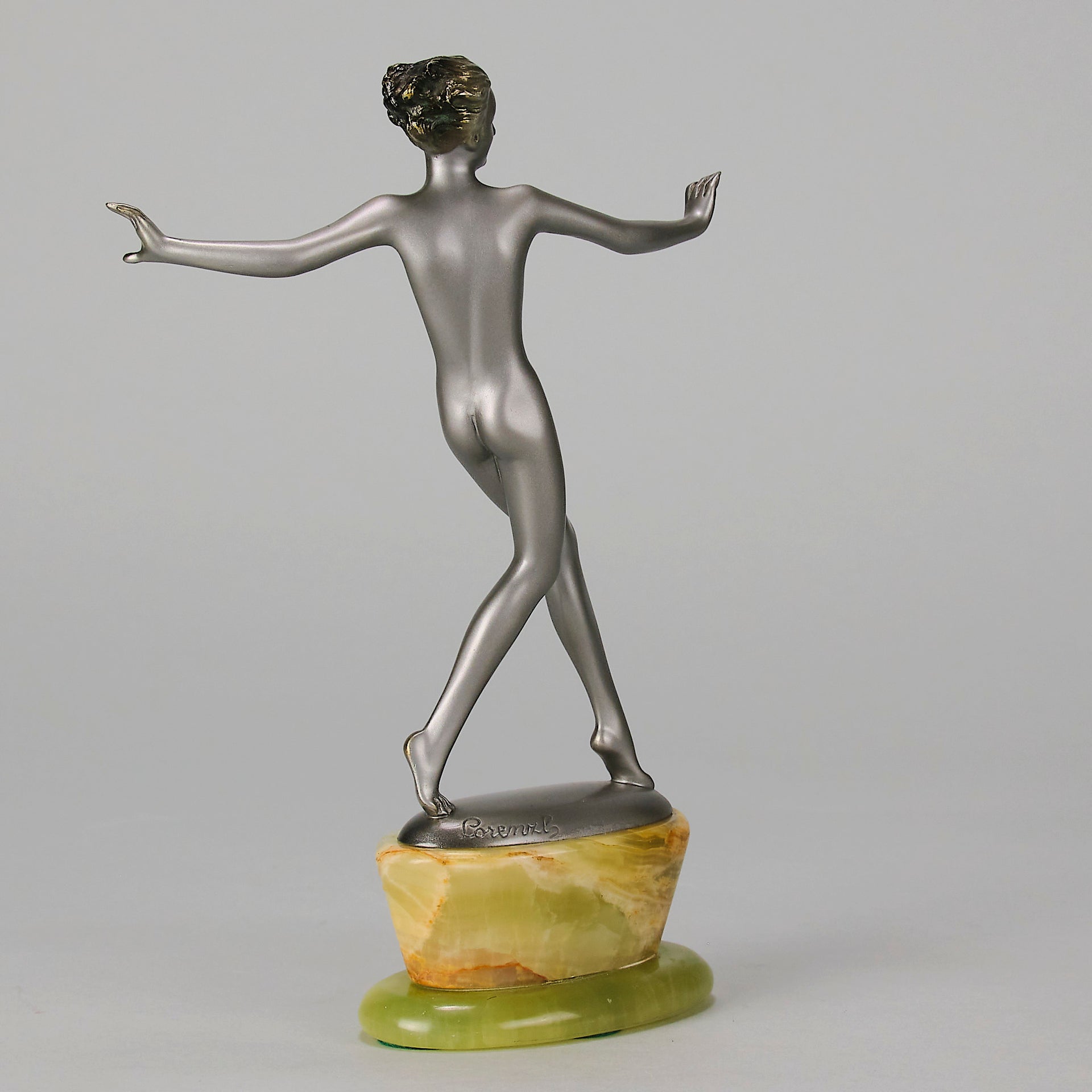 Josef Lorenzl - Veronica - Art deco figurines - Art Deco Sculpture - Art Deco Bronze Figurines - Art Deco Bronze Lady - Hickmet Fine Arts