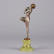 Josef Lorenzl Bronze -  Art Deco Sculpture - Vivienne - Hickmet Fine Arts