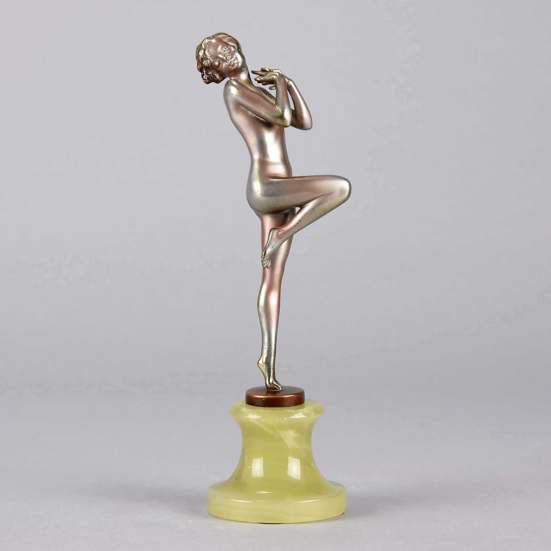 Josef Lorenzl Bronze -  Art Deco Sculpture - Vivienne - Hickmet Fine Arts