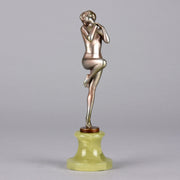 Josef Lorenzl Bronze -  Art Deco Sculpture - Vivienne - Hickmet Fine Arts