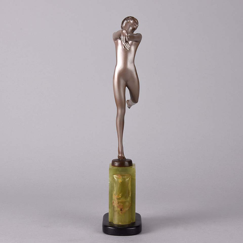 Josef Lorenzl Arms Out -  Art Deco Sculpture - Hickmet Fine Arts