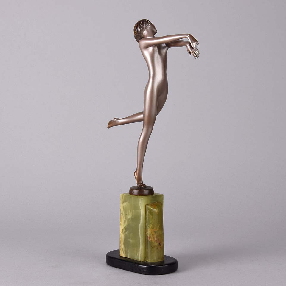 Josef Lorenzl Arms Out -  Art Deco Sculpture - Hickmet Fine Arts