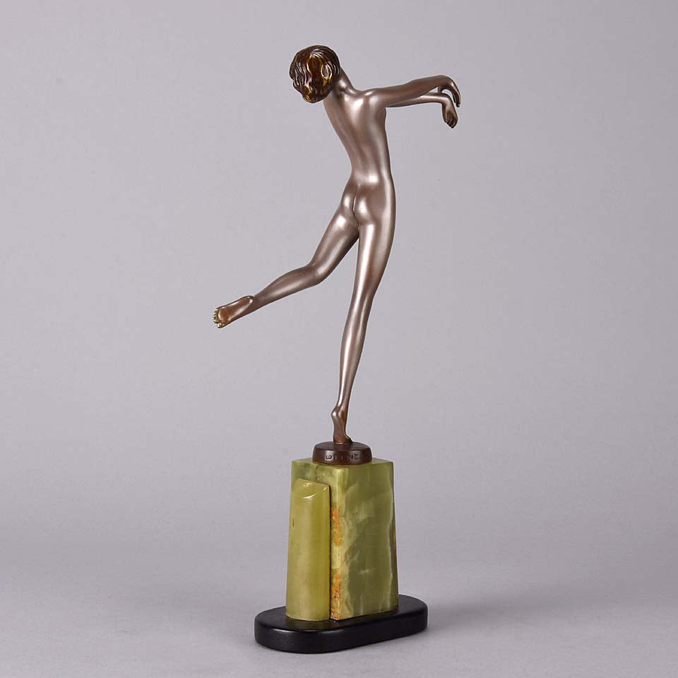 Josef Lorenzl Arms Out -  Art Deco Sculpture - Hickmet Fine Arts