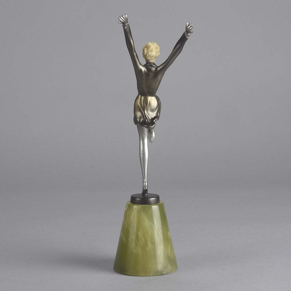 Lorenzl Arms Up Art Deco Figure