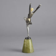Lorenzl Arms Up Art Deco Figure